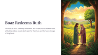 Boaz Redeems Ruth 4