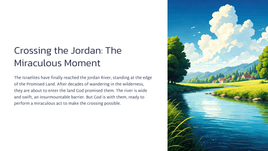 Joshua 4 - Crossing the Jordan: The Miraculous Moment