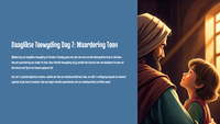 Daaglikse Oordenkings- Dag 7- Waardering Toon