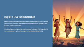 Daaglikse Oordenkings- Dag 10 - n-Lewe van Dankbaarheid