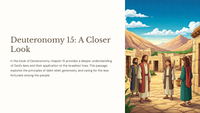 Deuteronomy 15: A Closer Look