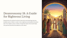 Deuteronomy 18: A Guide for Righteous Living