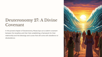 Deuteronomy 27: A Divine Covenant