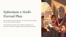 Ephesians 1: God's Eternal Plan