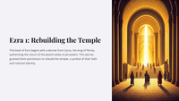 Ezra 1: Rebuilding the Temple