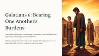 Galatians 6: Bearing One Another's Burdens