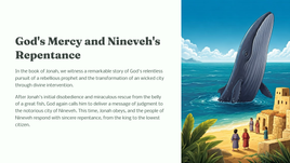 Jonah 3 - God's Mercy and Nineveh's Repentance