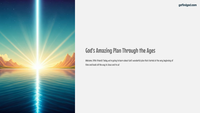 GFG Curriculum- Grade 3 -Term 1 – Week 8 - God Has a Plan