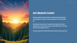 Daily Devotions #5 - Thankful for Creation
