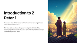 Introduction to 2 Peter 1