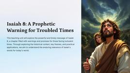 Isaiah 8: A Prophetic Warning for Troubled Times