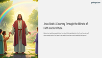 GFG Curriculum- Grade 2 -Term 1 – Week 1 - Jesus Heals
