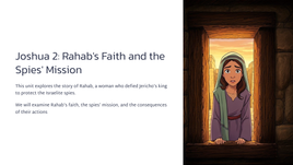 Joshua 2: Rahab's Faith and the Spies' Mission