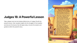 Judges 18: A Powerful Lesson