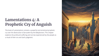 Lamentations 4: A Prophetic Cry of Anguish