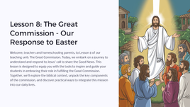 Lesson 8: The Great Commission - Our Response to Easter