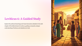 Leviticus 6: A Guided Study