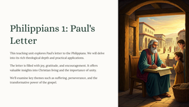 Philippians 1: Paul's Letter