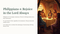 Philippians 4 - Rejoice in the Lord Always