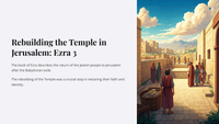 Rebuilding the Temple in Jerusalem: Ezra 3