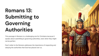 Romans 13: Submitting to Governing Authorities