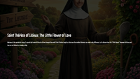GFG Coloring - The Saints - Heroes of Faith - Saint Thérèse of Lisieux