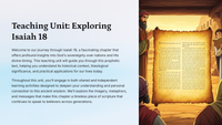 Exploring Isaiah 18