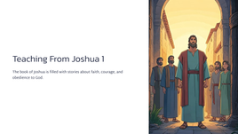 Teaching From Joshua 1