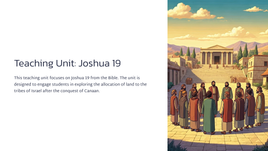 Teaching Unit: Joshua 19