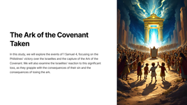 1 Samuel 4 - The Ark of the Covenant Taken