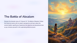 2 Samuel 18 - The Battle of Absalom