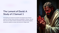 The Lament of David: A Study of 2 Samuel 1