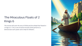 The Miraculous Floats of 2 Kings 6