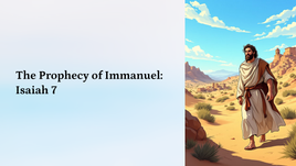 The Prophecy of Immanuel: Isaiah 7