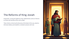 2 Kings 23 - The Reforms of King Josiah