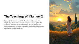 The Teachings of 1 Samuel 2