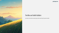 GFG Curriculum- Grade 2 -Term 1 – Week 2 - Jesus Teaches – The Wise and Foolish Builders
