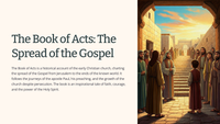 The Book of Acts 8 -: The Spread of the Gospel