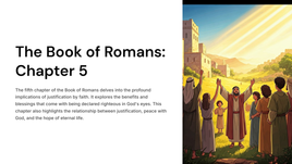 The Book of Romans: Chapter 5