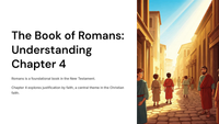 The Book of Romans: Understanding Chapter 4