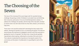 Acts 6 - The Choosing of the Seven