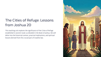 The Cities of Refuge: Lessons from Joshua 20