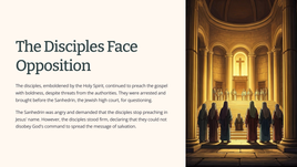 Acts 4 - The Disciples Face Opposition