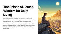 James 1:1-27 - The Epistle of James: Wisdom for Daily Living