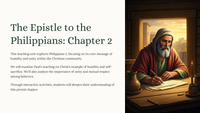 The Epistle to the Philippians: Chapter 2