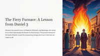 The Fiery Furnace: A Lesson from Daniel 3