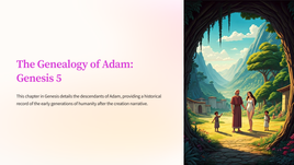 The Genealogy of Adam: Genesis 5