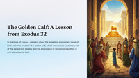 The Golden Calf: A Lesson from Exodus 32