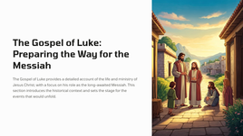 The Gospel of Luke 3 : Preparing the Way for the Messiah