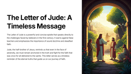 Jude 1 -The Letter of Jude: A Timeless Message